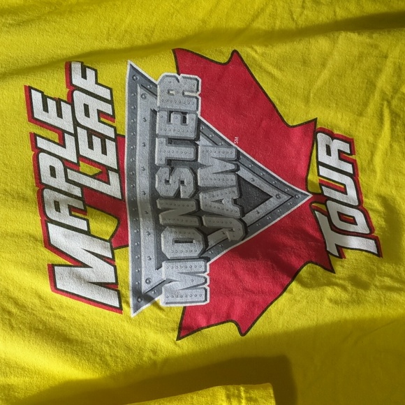 Monster Jam Maple Leaf Tour Track Crew Tee - Picture 2 of 5